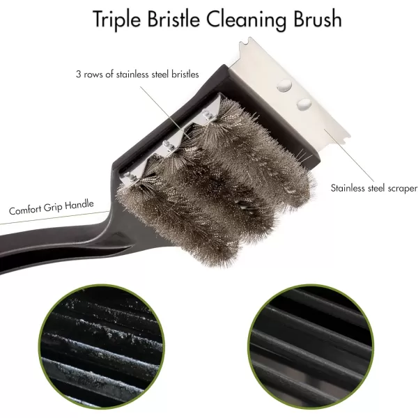 imageCuisinart CCB100 Triple Bristle Grill Cleaning BrushTriple Bristle Grill Cleaning Brush