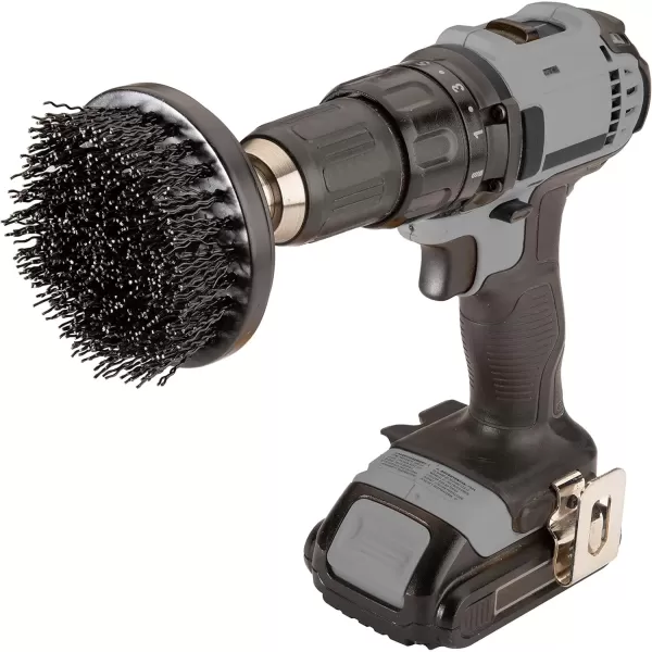 imageCuisinart CCB2919 Quick Swap Grill Brush  BBQ Grill Cleaning Brush  Crimped Nylon Bristles  Swap The Brush Handle with Power DrillQuick Swap Grill Cleaning Brush