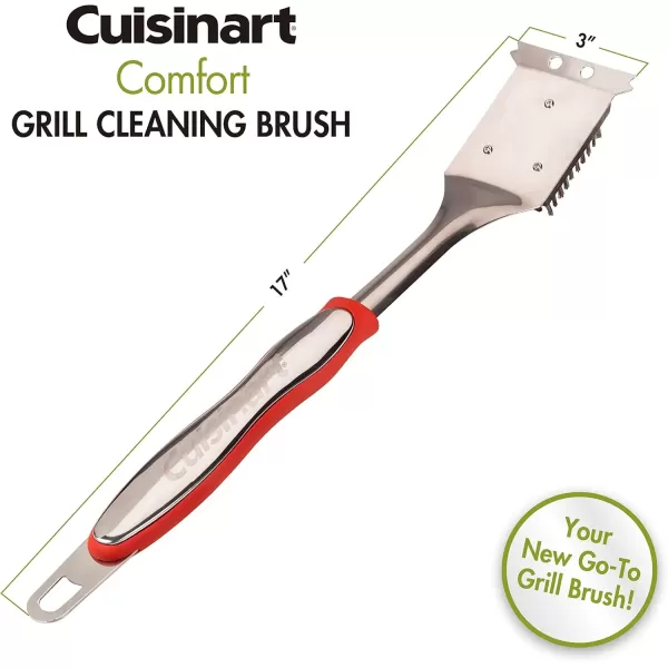 imageCuisinart CCBW2 Wood Grill Cleaning BrushRed Brush