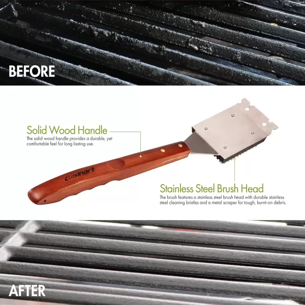 imageCuisinart CCBW2 Wood Grill Cleaning BrushWood Grill Cleaning Brush