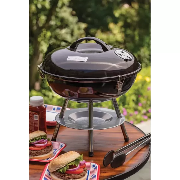 imageCuisinart CCG216 Portable Charcoal Grill 16quot BlackPortable Charcoal Grill  14 Black
