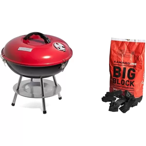 imageCuisinart CCG216 Portable Charcoal Grill 16quot BlackPortable Charcoal Grill  14 Red