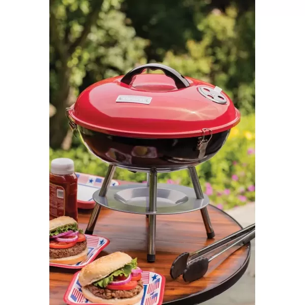 imageCuisinart CCG216 Portable Charcoal Grill 16quot BlackPortable Charcoal Grill  14 Red