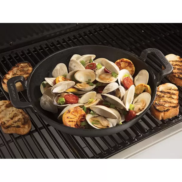 imageCuisinart CCW800 Preseasoned Cast Iron Grilling Wok 10quotPreseasoned Cast Iron Grilling Wok  10
