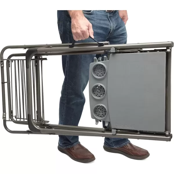 imageCuisinart CFGS222 Take Along Portable Grill Stand and Cuisinart CGC18 Tabletop Grill Tote CoverTake Along Grill Stand