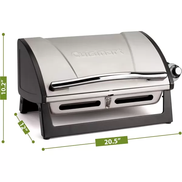 imageCuisinart CGG059A Grillster 8000 BTU Portable Propane Tabletop Gas GrillGrillster 8 000 BTU Portable Gas Grill