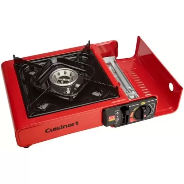 imageCuisinart CGG1050 Portable Butane Camping Stove with Carrying Case  8000 BTU Burner  Perfect for Camping and Tailgating 134quot x 109quot x 435quotPortable Butane Camping Stove with Carrying Case