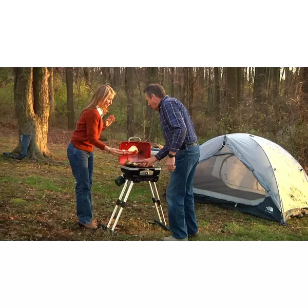 imageCuisinart CGG180 Petit Gourmet Portable Gas Grill with VersaStand Red