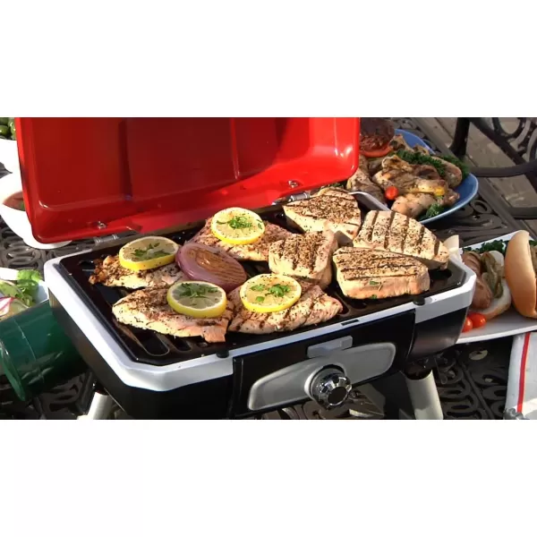 imageCuisinart CGG180 Petit Gourmet Portable Gas Grill with VersaStand Red