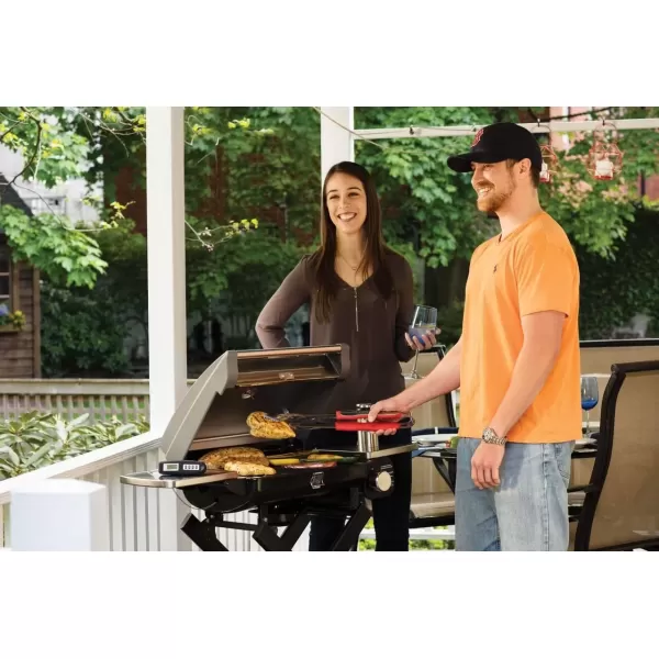 imageCuisinart CGG240 All Foods 273quot L x 38quot W x 235quot H RollAway Gas Grill Stainless SteelGrill