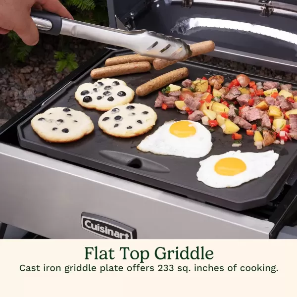 imageCuisinart CGG403 3in1 Grill Griddle and Pizza Oven Stainless Steel