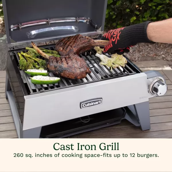 imageCuisinart CGG403 3in1 Grill Griddle and Pizza Oven Stainless Steel
