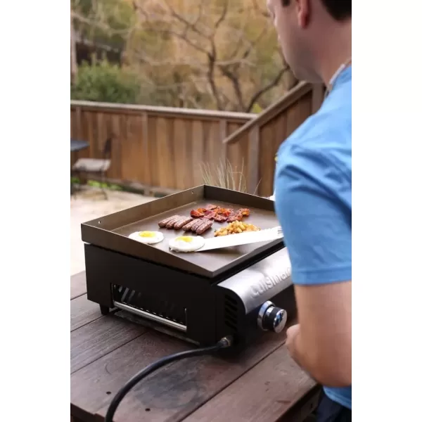imageCuisinart CGG501 Gourmet Gas Griddle TwoBurnerGourmet Gas Griddle  TwoBurner