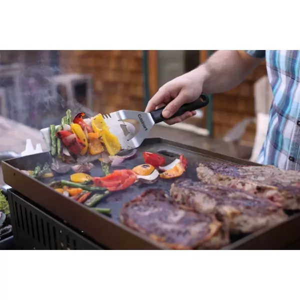 imageCuisinart CGG501 Gourmet Gas Griddle TwoBurnerGourmet Gas Griddle  TwoBurner