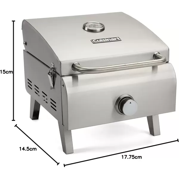 imageCuisinart CGG608 Portable GrillProfessional Gas Grill  OneBurner  Stainless Steel