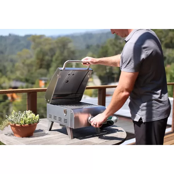 imageCuisinart CGG608 Portable GrillProfessional Gas Grill  OneBurner  Stainless Steel