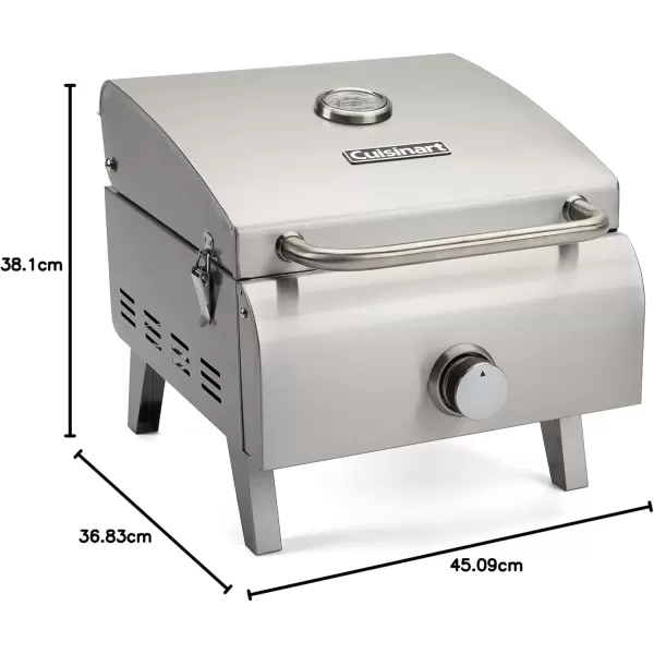 imageCuisinart CGG608 Portable GrillProfessional Gas Grill  OneBurner  Stainless Steel