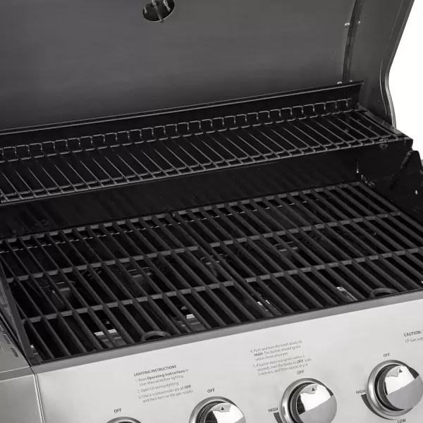 imageCuisinart CGG7400 Propane 54 Inch Full Size FourBurner Gas GrillFive Burner Gas Grill with Side Burner
