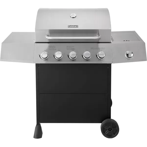 imageCuisinart CGG7400 Propane 54 Inch Full Size FourBurner Gas GrillFive Burner Gas Grill with Side Burner