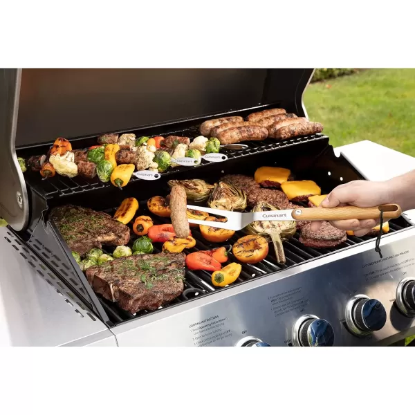 imageCuisinart CGG7400 Propane 54 Inch Full Size FourBurner Gas GrillFive Burner Gas Grill with Side Burner