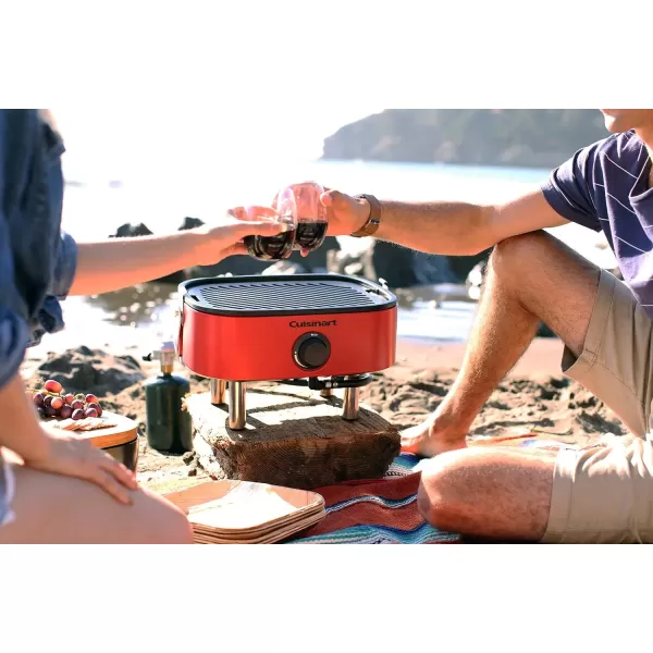 imageCuisinart CGG750 Portable Venture Gas Grill RedVenture Gas Grill  Red