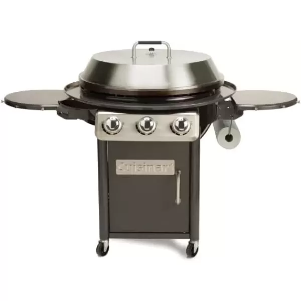 imageCuisinart CGG999 30Inch Round Flat Top Surface 360 XL Griddle Outdoor Cooking Station