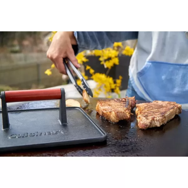 imageCuisinart CGPR223 XL Cast Iron Griddle Press
