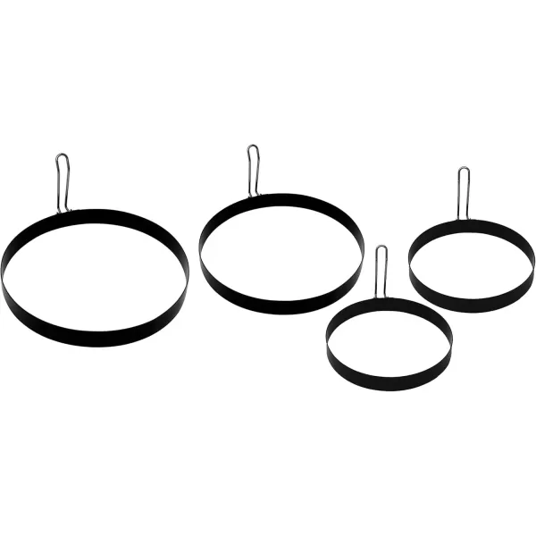 imageCuisinart CGR400 Size 4 inch 6 inch and 8 inch Ultimate Griddle Ring Set 4PieceUltimate Griddle Ring Set  4Piece