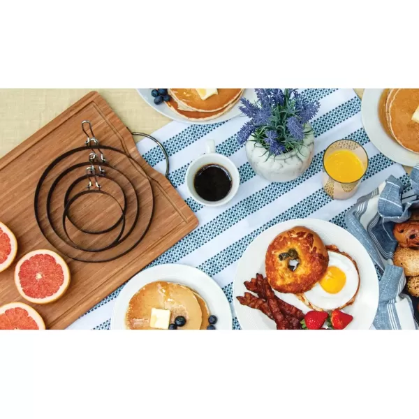 imageCuisinart CGR400 Size 4 inch 6 inch and 8 inch Ultimate Griddle Ring Set 4PieceUltimate Griddle Ring Set  4Piece