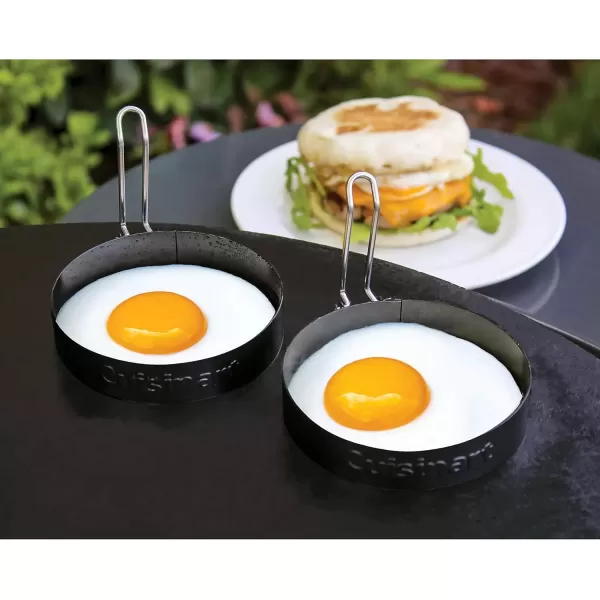 imageCuisinart CGR400 Size 4 inch 6 inch and 8 inch Ultimate Griddle Ring Set 4PieceUltimate Griddle Ring Set  4Piece