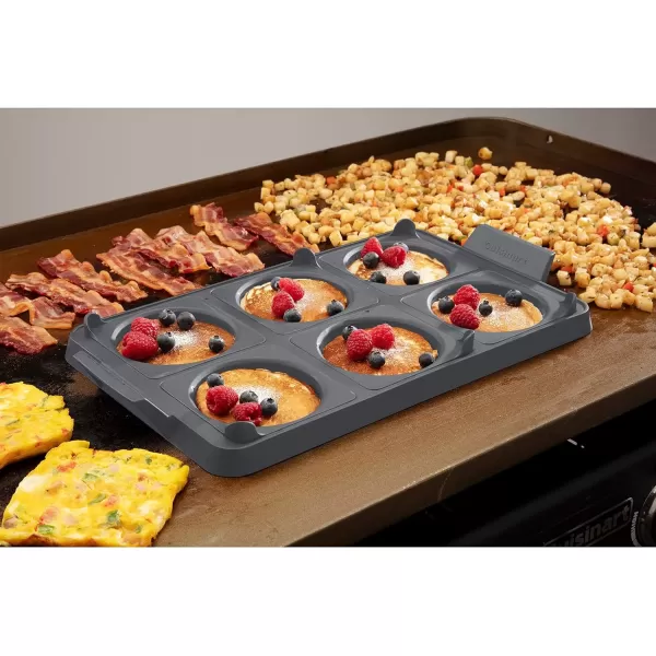 imageCuisinart CGR600 7Piece Griddle Egg Ring Tray