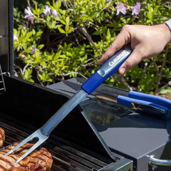 imageCuisinart CGS233RD 3Piece Grilling Tool Set RedNavy