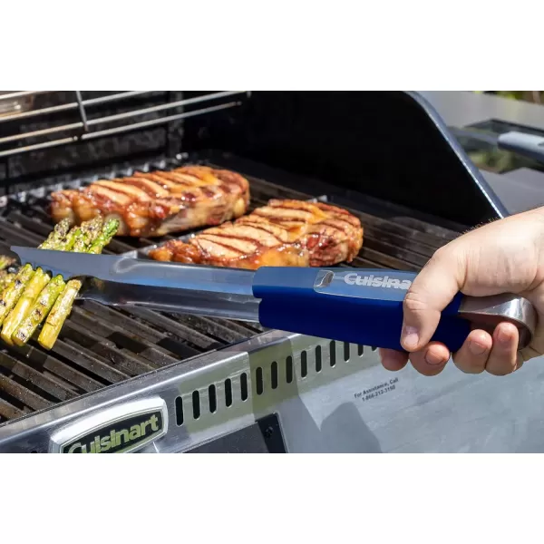 imageCuisinart CGS233RD 3Piece Grilling Tool Set RedNavy