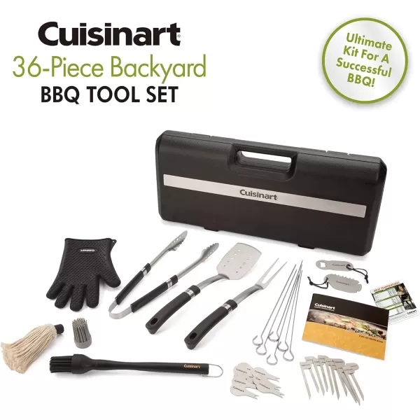 imageCuisinart CGS8036 Grill BBQ Tool Set 36Piece