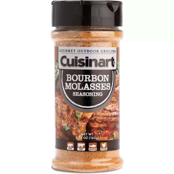 imageCuisinart CGSS780 Bourbon Molasses 115 OZ 325g BBQ Seasoning3 Flavor Variety Pack  201 oz