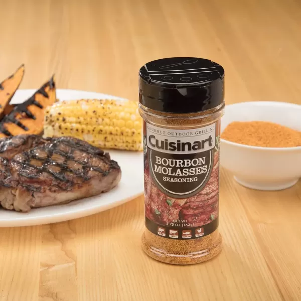imageCuisinart CGSS780 Bourbon Molasses 115 OZ 325g BBQ Seasoning3 Flavor Variety Pack  201 oz