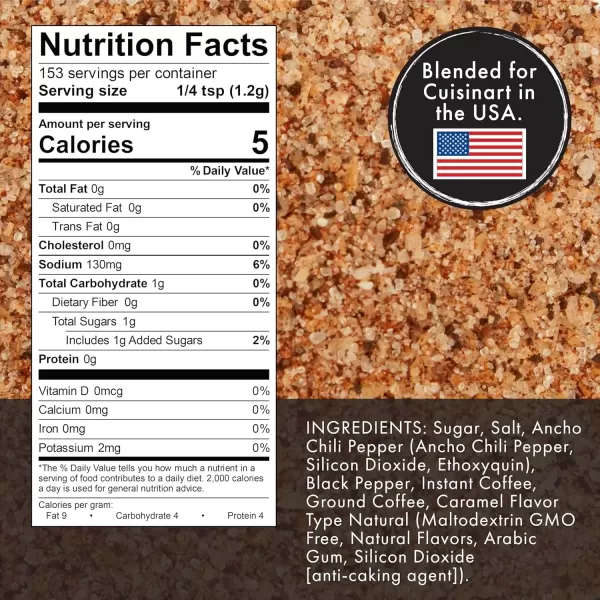 imageCuisinart CGSS780 Bourbon Molasses 115 OZ 325g BBQ SeasoningDark Coffee Roast  65 oz