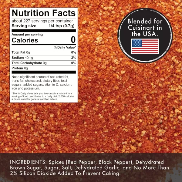 imageCuisinart CGSS780 Bourbon Molasses 115 OZ 325g BBQ SeasoningNashville Hot  47 oz