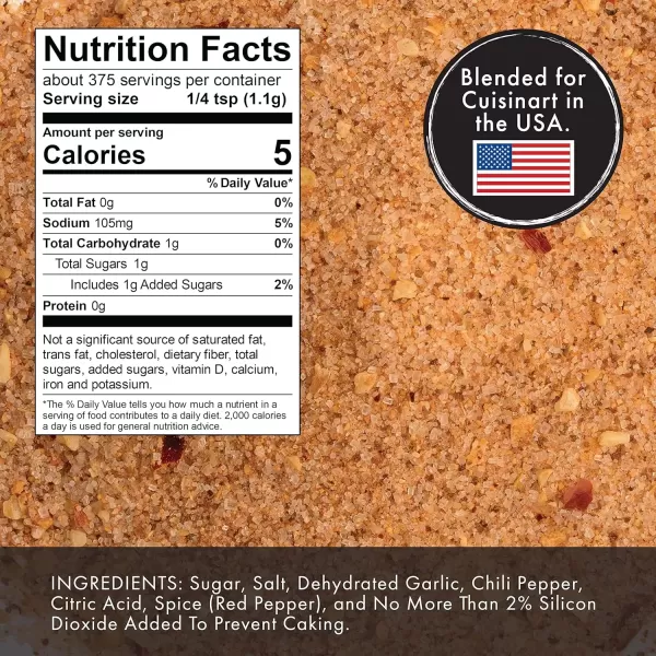 imageCuisinart CGSS780 Bourbon Molasses 115 OZ 325g BBQ SeasoningRoasted Chipotle Garlic  146 oz