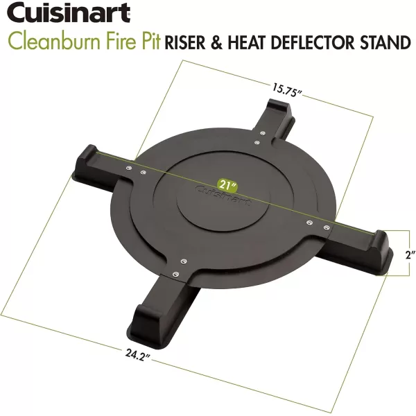 imageCuisinart CHA870 Cleanburn Pit Riser Portable Fire Stand with Lightweight Design