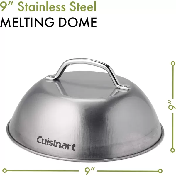 imageCuisinart CMD108 Melting Dome 9quotStainless steelMelting Dome  9