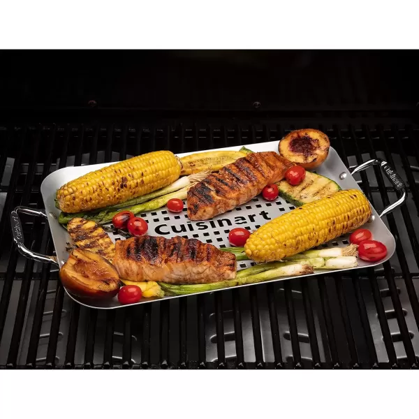 imageCuisinart CNP650 NonStick Rectangular Grill TopperNonStick Rectangular Grill Topper