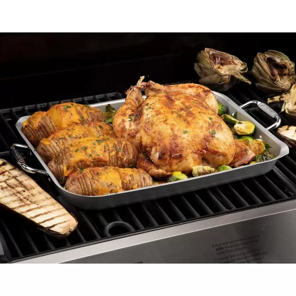 imageCuisinart CNP650 NonStick Rectangular Grill TopperRectangular Grilling Pan