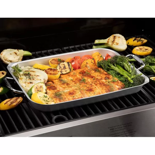 imageCuisinart CNP650 NonStick Rectangular Grill TopperRectangular Grilling Pan