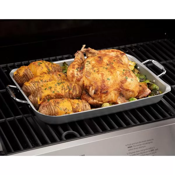 imageCuisinart CNP650 NonStick Rectangular Grill TopperRectangular Grilling Pan