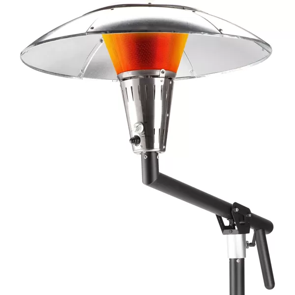 imageCuisinart COH400 Perfect Position Overhead Propane Patio Heater Extra Large 33quot Heat ShieldOverhead Propane Patio Heater