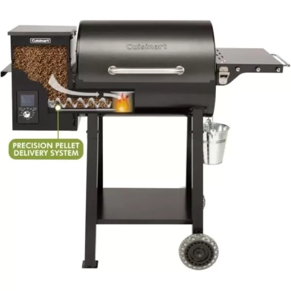 imageCuisinart CPG465 Portable Wood Pellet Grill ampamp Smoker with Digital Controller 465 sq inch Cooking Space 8in1 Cooking Capabilities  Smoke BBQ Grill Roast Braise Sear Bake ampamp CharGrillWood Pellet Grill  Smoker  465 sq in