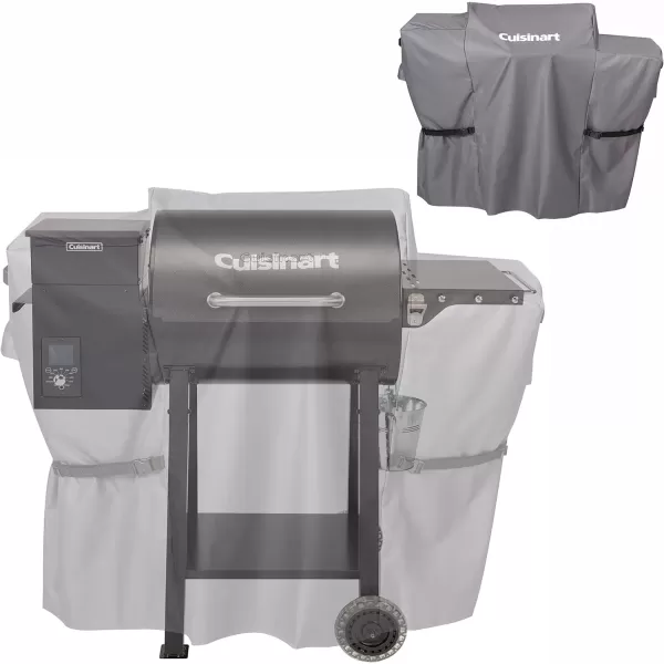 imageCuisinart CPG465 Portable Wood Pellet Grill ampamp Smoker with Digital Controller 465 sq inch Cooking Space 8in1 Cooking Capabilities  Smoke BBQ Grill Roast Braise Sear Bake ampamp CharGrillWood Pellet Grill  Smoker  465 sq in