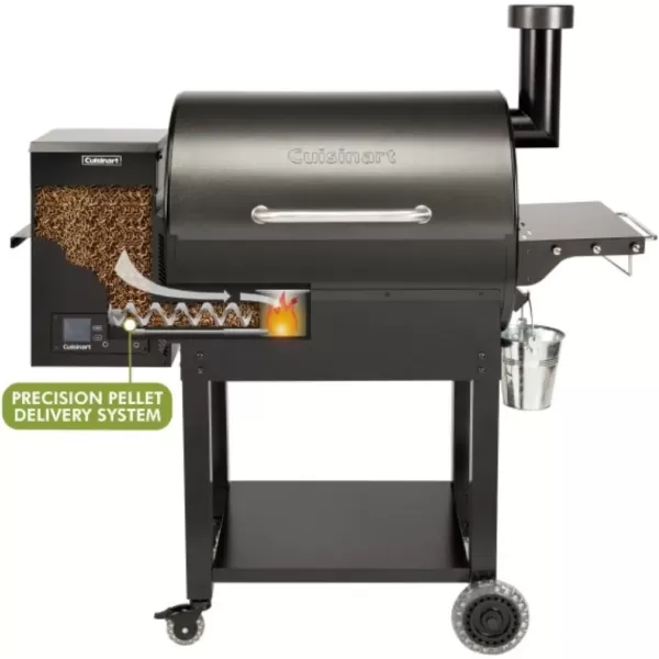 imageCuisinart CPG700 Grill and Smoker 52quotx245quotx493quot Deluxe Wood Pellet Grill ampamp SmokerDeluxe Wood Pellet Grill  Smoker