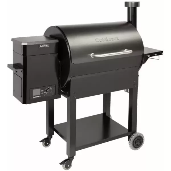 imageCuisinart CPG700 Grill and Smoker 52quotx245quotx493quot Deluxe Wood Pellet Grill ampamp SmokerDeluxe Wood Pellet Grill  Smoker